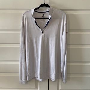 Johnnie - O XL White Quarter Zip